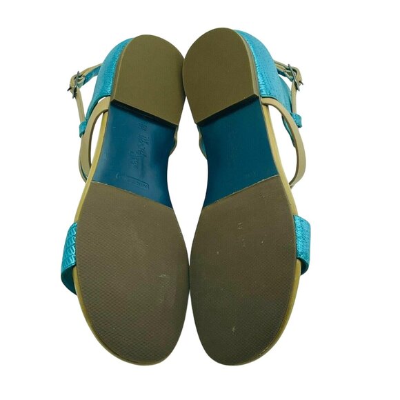 Maria Sharapova Nike Air Size 5.5B Aqua Sandals - Picture 4 of 7